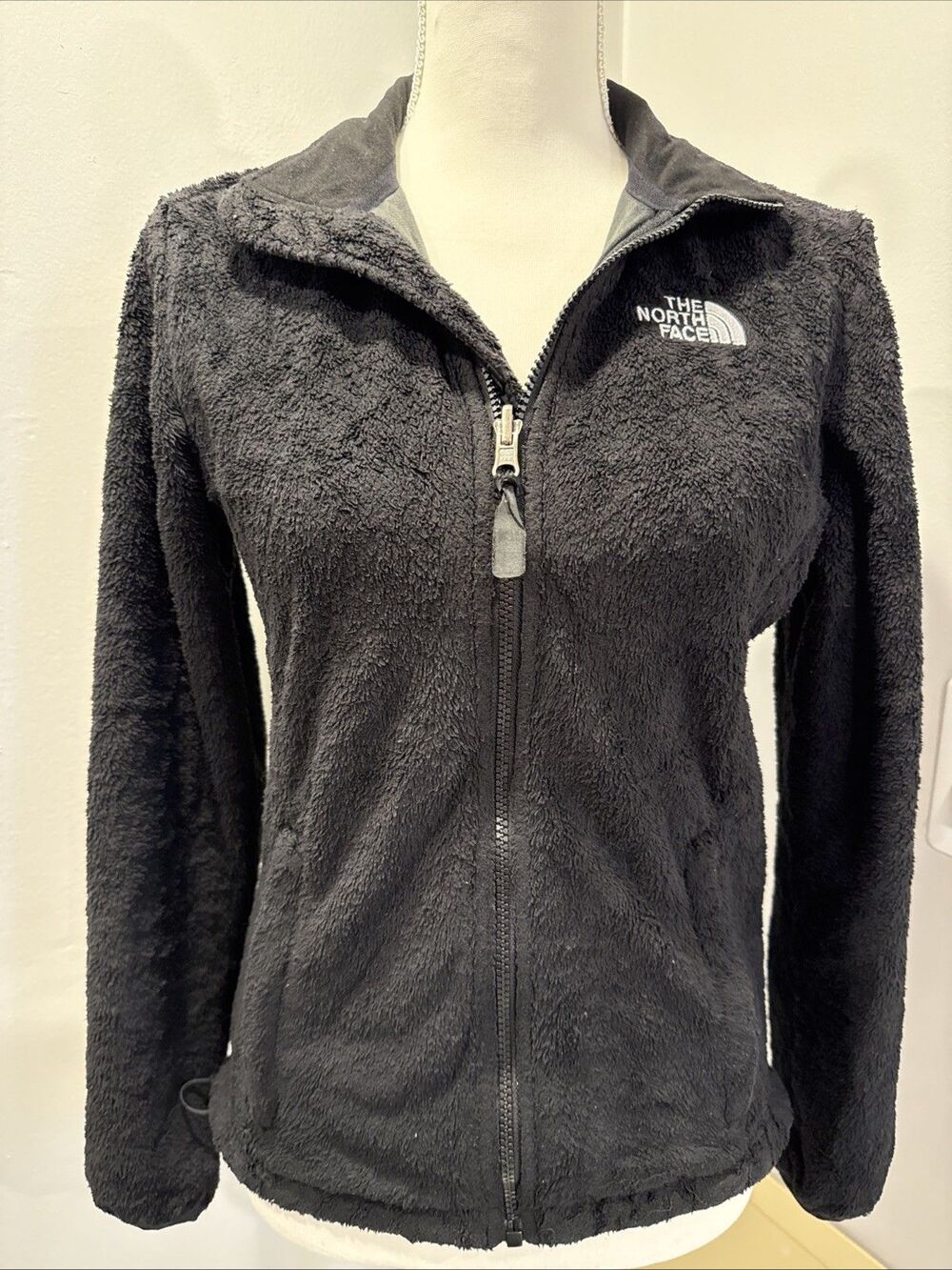 North Face Jacket Womens XS Full Zip Long Sleeve Outdoors Black Fleece